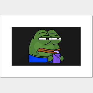 pepe hmmm sip Posters and Art